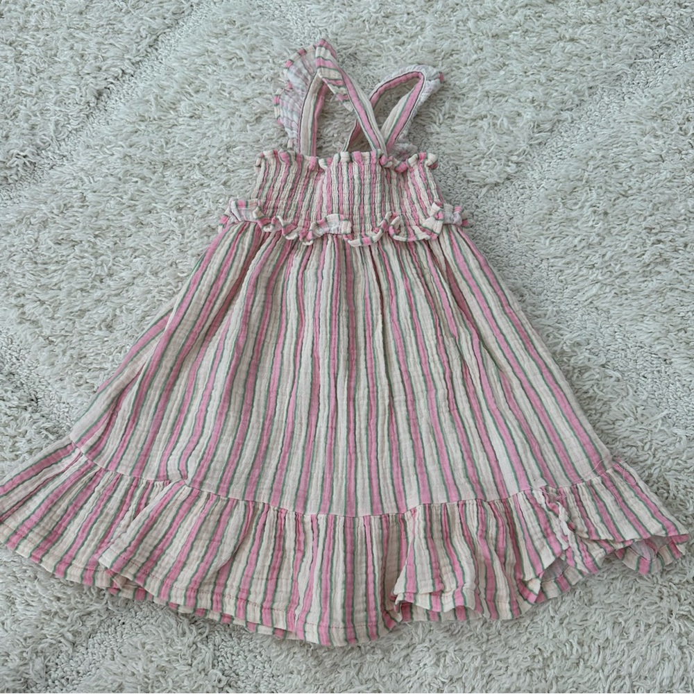 Angel Dear Smocked Ruffle Sundress - Picture 4 of 5